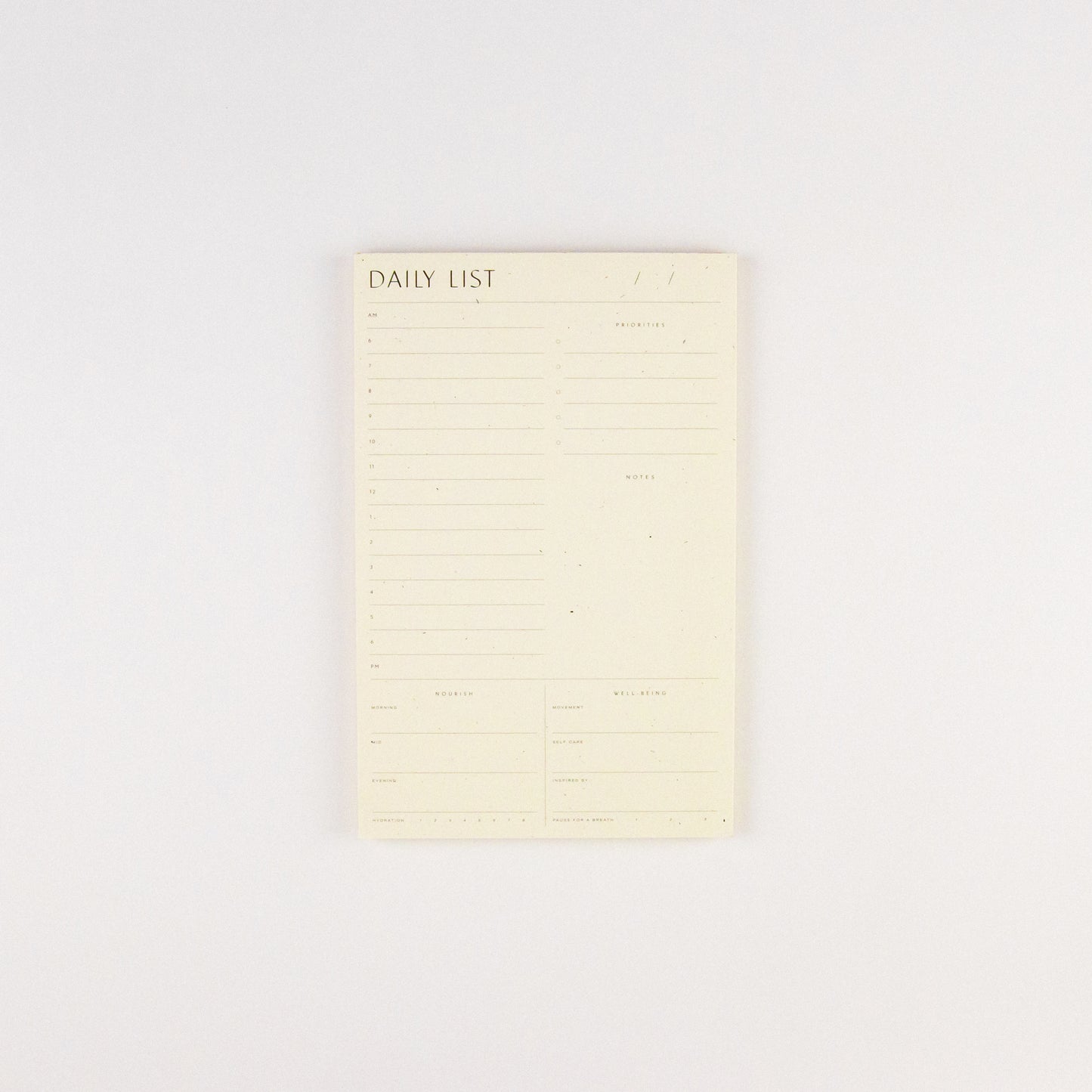 DAILY LIST PAD